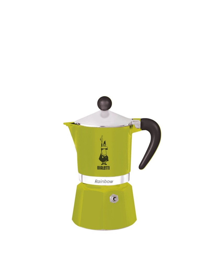 8006363018494 - Rainbow Espressokocher grün 1 Tasse 8006363018494 BIALETTI