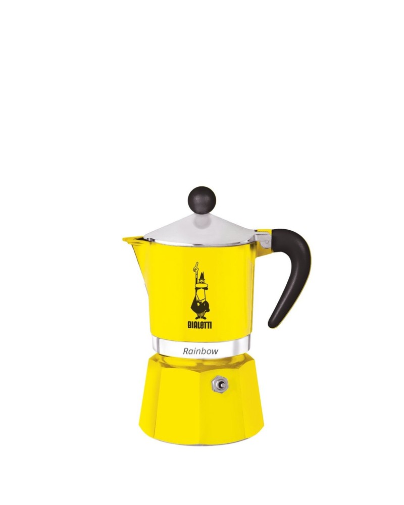 8006363018524 - Rainbow Espressokocher gelb 1 Tasse 8006363018524 BIALETTI