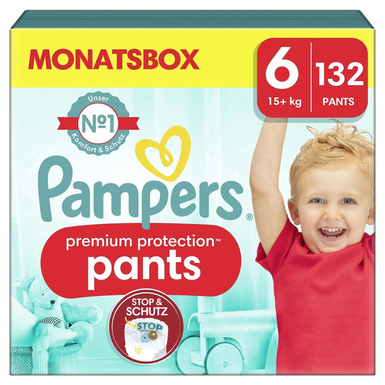 8006540710531 - Windeln premium protection? Monatsbox Größe Gr6 (15+ kg) für Kids und Teens (4-12 Jahre) 8006540710531  132 Stück