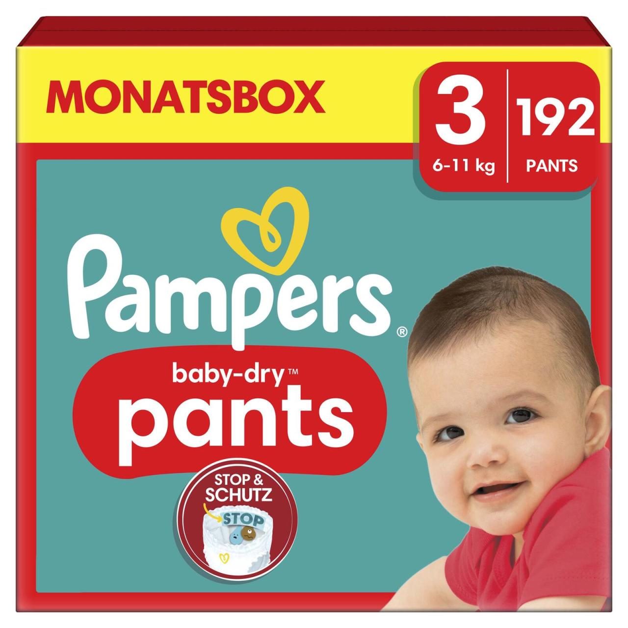 8006540710678 - Windeln baby-dry? Monatsbox Größe Gr3 (6-11 kg) für Babys und Kleinkinder (4-18 Monate) 8006540710678  192 Stück