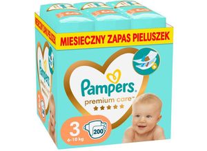 8006540855898 - Premium Monthly Box S3 Premium Care Tape Windeln mit einer Dermacomfort-Schicht  Größe 3 204 Windeln - Pampers