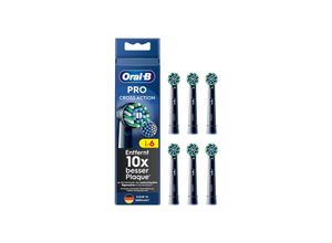 8006540860229 - ORAL-B Pro CrossAction 6 Stück schwarz Aufsteckbürsten