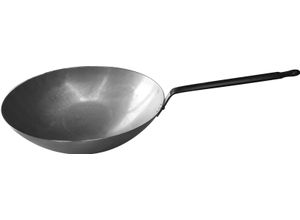 8007163226881 - Wok PINTINOX Excalibur Pfannen Gr Ø 34 cm + Höhe 94 cm silberfarben (edelstahlfarben) Woks Induktionsgeeignet mit Stilgriff Ø 34 cm