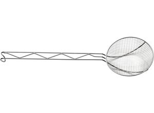 8007163272628 - Schaumlöffel PINTINOX Professional Kochlöffel Gr Maße (Durchmesser) Ø 18cm silberfarben (edelstahlfarben) mit Netz Edelstahl 1810