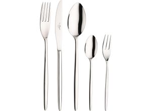 8007163295108 - Besteck-Set PINTINOX Olivia Essbesteck-Sets Gr 30 tlg silberfarben (edelstahlfarben) Besteckgarnituren Edelstahl 1810 30-teilig