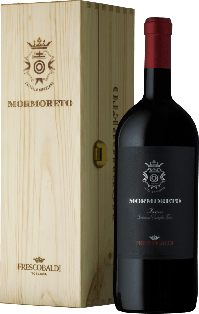 8007425001683 - Frescobaldi Mormoreto Castello di Nipozzano - 15l Magnumflasche in der Holzkiste