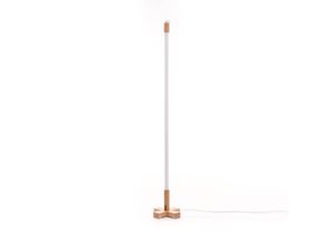 8008215077499 - SELETTI Linea LED-Stehleuchte mit Holz weiß