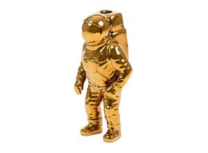 8008215109336 - SELETTI Vase Cosmic Diner Starman gold H 28 cm Porzellan