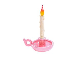 8008215131160 - SELETTI Grimm Bugia Dekotischlampe Kerzenform pink