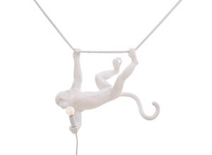 8008215148755 - SELETTI Monkey Lamp Dekohängelampe weiß schwingend