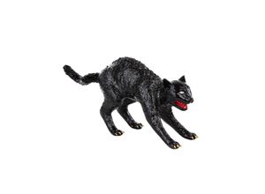 8008215150802 - SELETTI Cujo The Cat LED-Dekotischlampe schwarz