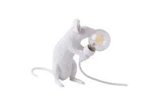 8008215152219 - SELETTI Mouse Lamp LED-Dekolampe USB sitzend weiß