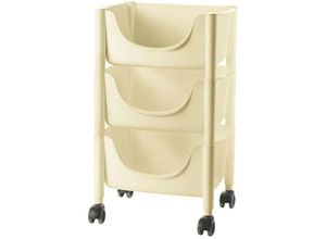 8008392273981 - Webmarketpoint - Guzzini Hold and Roll Trolley Sandfarbe