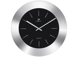 8008457067791 - Wanduhr CHRISTOFFEL Wanduhr Lowell Wanduhren silberfarben schwarz Wanduhren