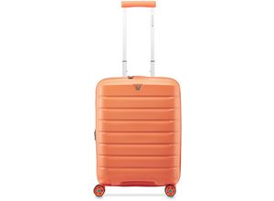 8008957598887 - RONCATO 4-Doppelrollen-Kabinentrolley Hartschale Dehnfalte orange