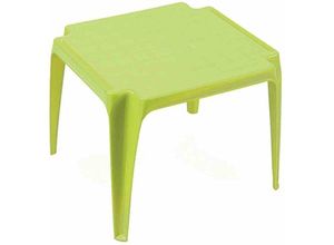 8009271479418 - - Kindertisch 50x50 cm limegreen Vollkunststoff Monoblock stapelbar