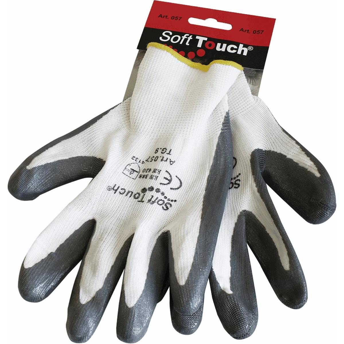 8009798200526 - Werkstatt-Handschuhe Größe S mit Nitril-Handfläche und atmungsaktivem Rücken