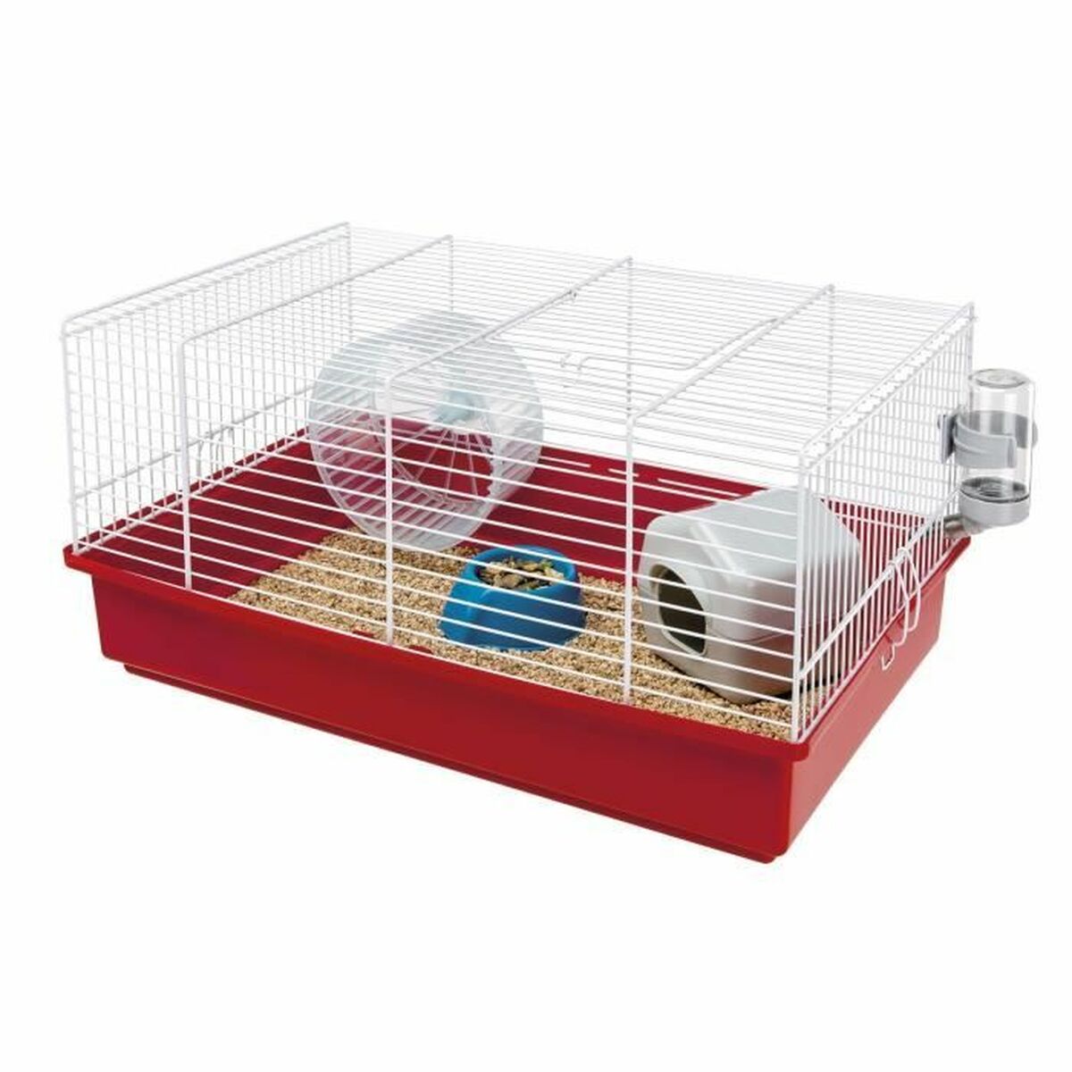 8010690136486 - Hamsterkäfig Rot Kunststoff