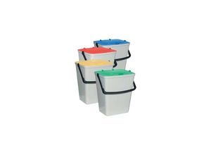 8010693069606 - ArtPlast Plastik Mülleimer set für mülltrennung 4x 15 l