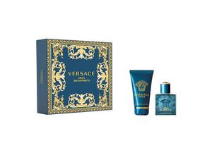 8011003879496 - VERSACE Eros Duft- Duftset (Eau de Toilette 30ml Showergel 50ml) 30 ml Herren würzig fruchtig KLAR