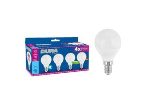 8011905984939 - Duralamp - LED-Glühbirnen 5W mit E14 Sockel 6400K 4 Stück CP45C-4