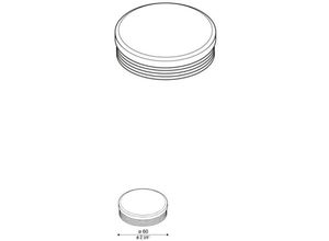 8012680118069 - Lombardo - polyethylen kappe für still schwarzer mast - lb1100082