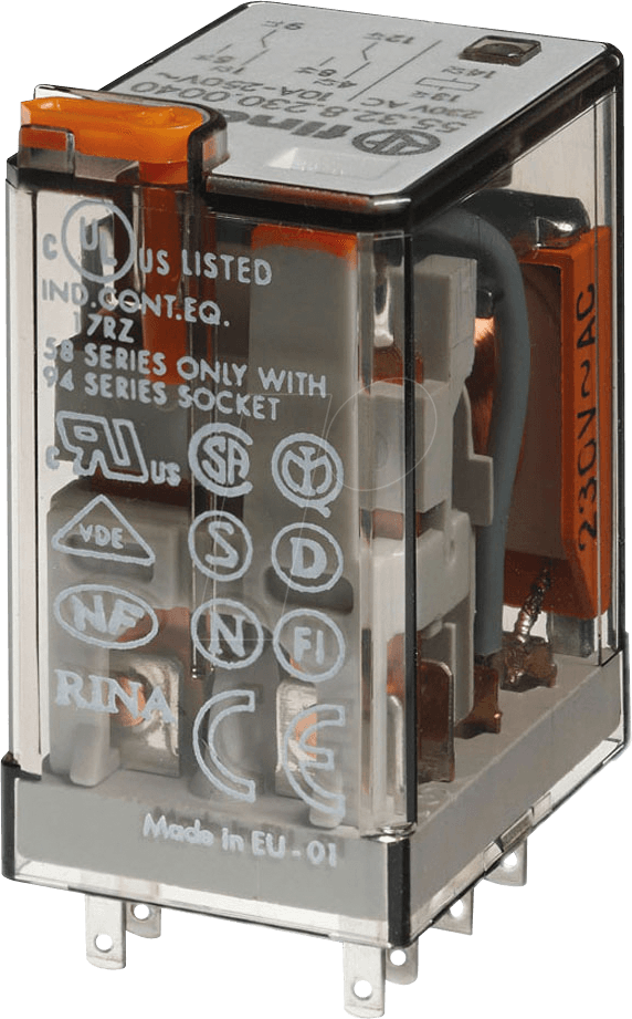 8012823079721 - 553280240040 Steckrelais 24 V AC 10 A 2 Wechsler 10 St Tray