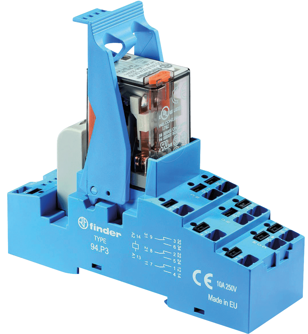 8012823403229 - 58P390120050 Relaisbaustein Nennspannung 12 V DC Schaltstrom (max) 10 A 3 Wechsler Tray 10 St