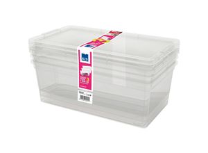 8013183022914 - Multibox -Behälter Multiusive für transparente einfache Lebensmittel c Box Set 3 Teile