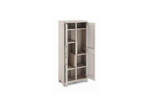 8013183116095 - KIS - Keter Gulliver Multispace Xl – Wasserdichter Kleiderschrank zertifiziert Ipx3 – ista 6 – 80 x 44 x 182 cm