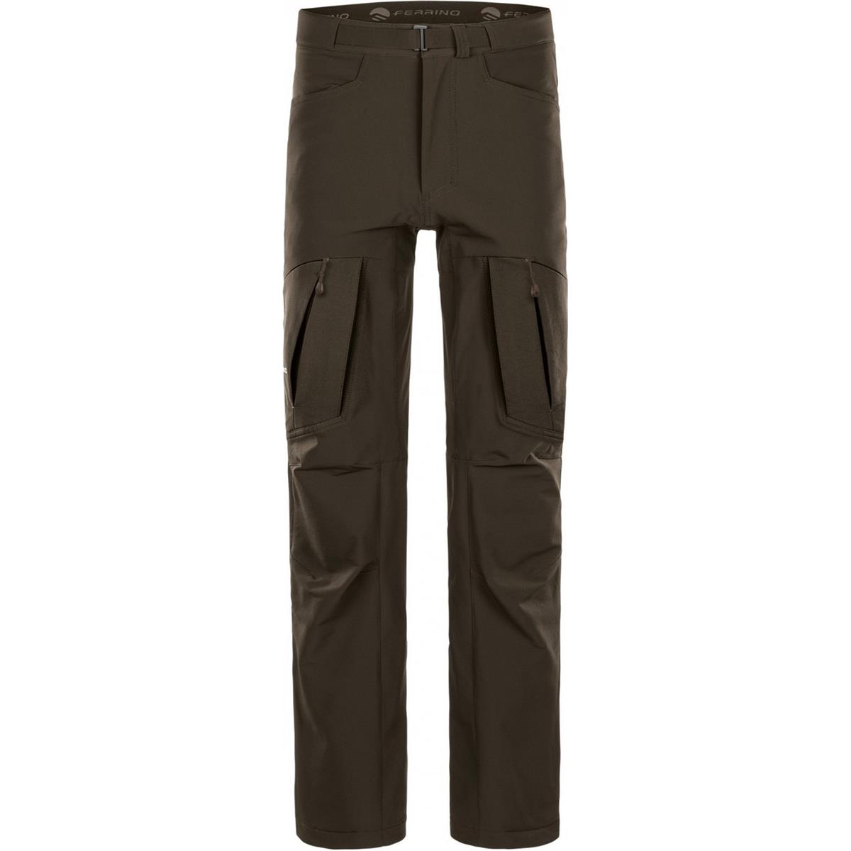 8014044001284 - Herrenhose Sajama Iron Brown Größe 50 mit Reißverschlusstaschen und Gurt