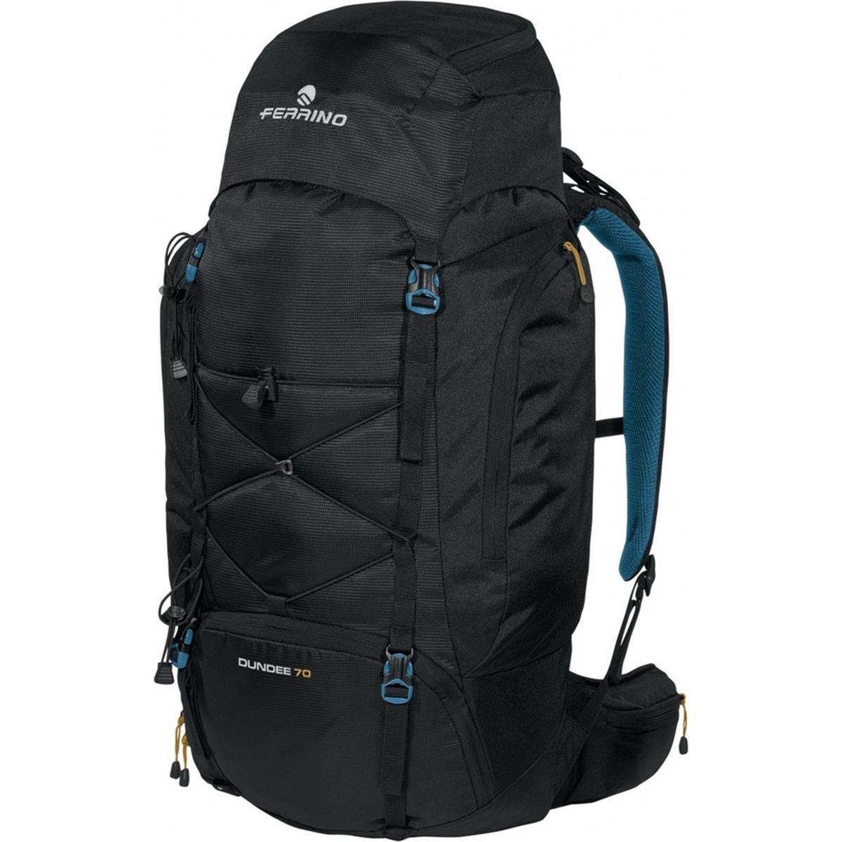 8014044013133 - Dundee Rucksack 70L Schwarz für Wandern und Reisen