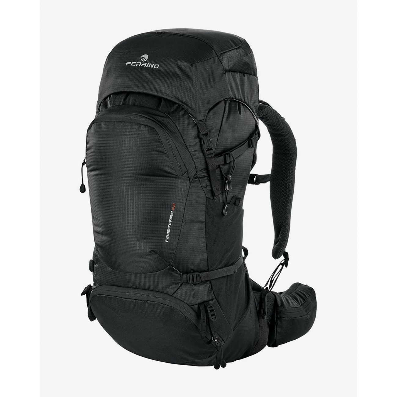 8014044050664 - Finisterre 48L Trekkingrucksack schwarz belüftet inkl Regenhülle 8014044050664 - Finisterre 48L Trekkingrucksack schwarz belüftet inkl Regenhülle