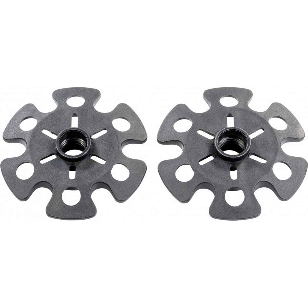 8014044956225 - 80mm Trekkingrollen für Wanderstöcke - 2 Stück Einheitsgröße