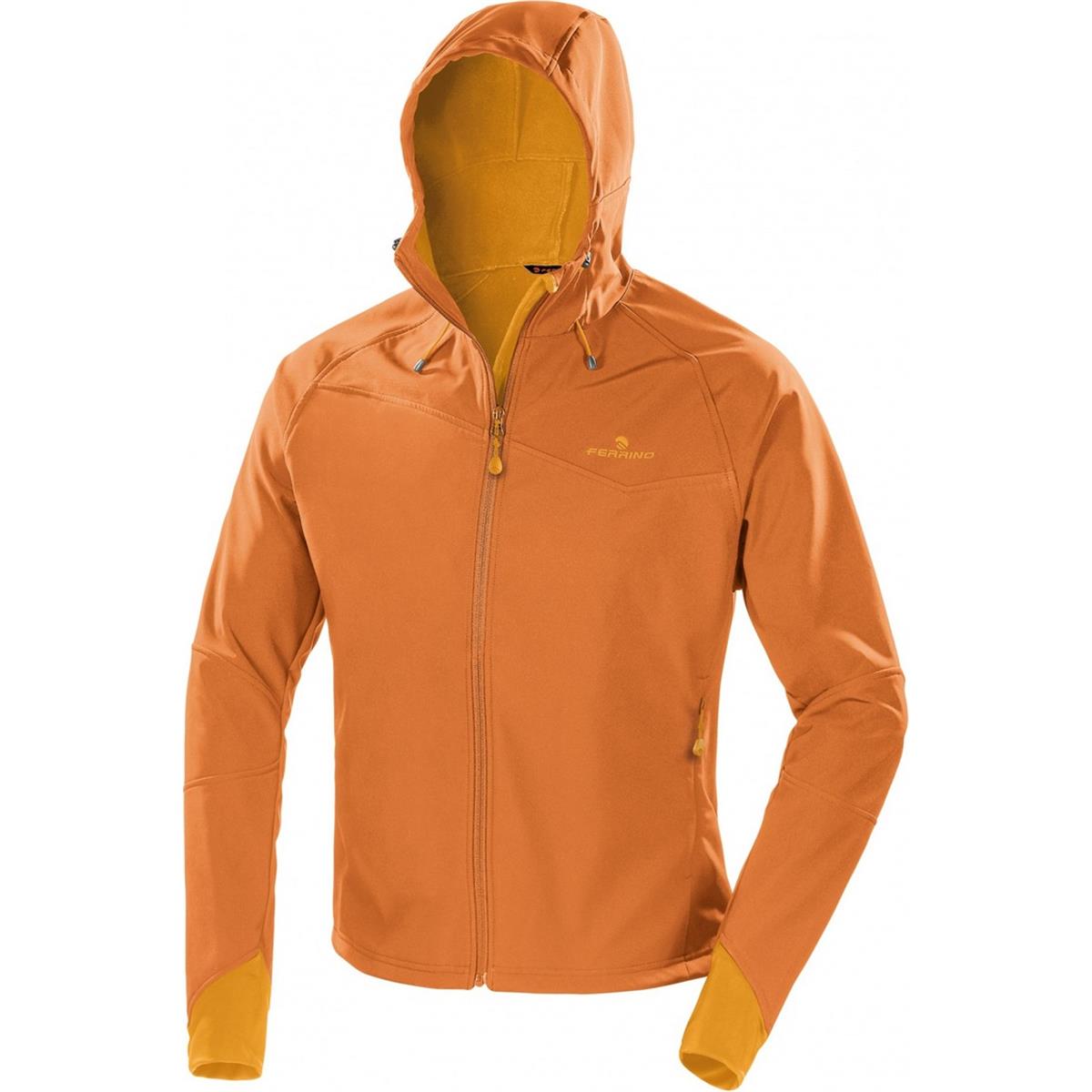 8014044993770 - Herren Softshelljacke Tobol Winddicht Orange Größe L