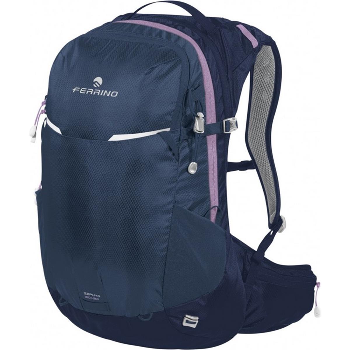 8014044994555 - Zephyr 20+3L Damen Rucksack Blau mit Regenhülle und Dry Net System