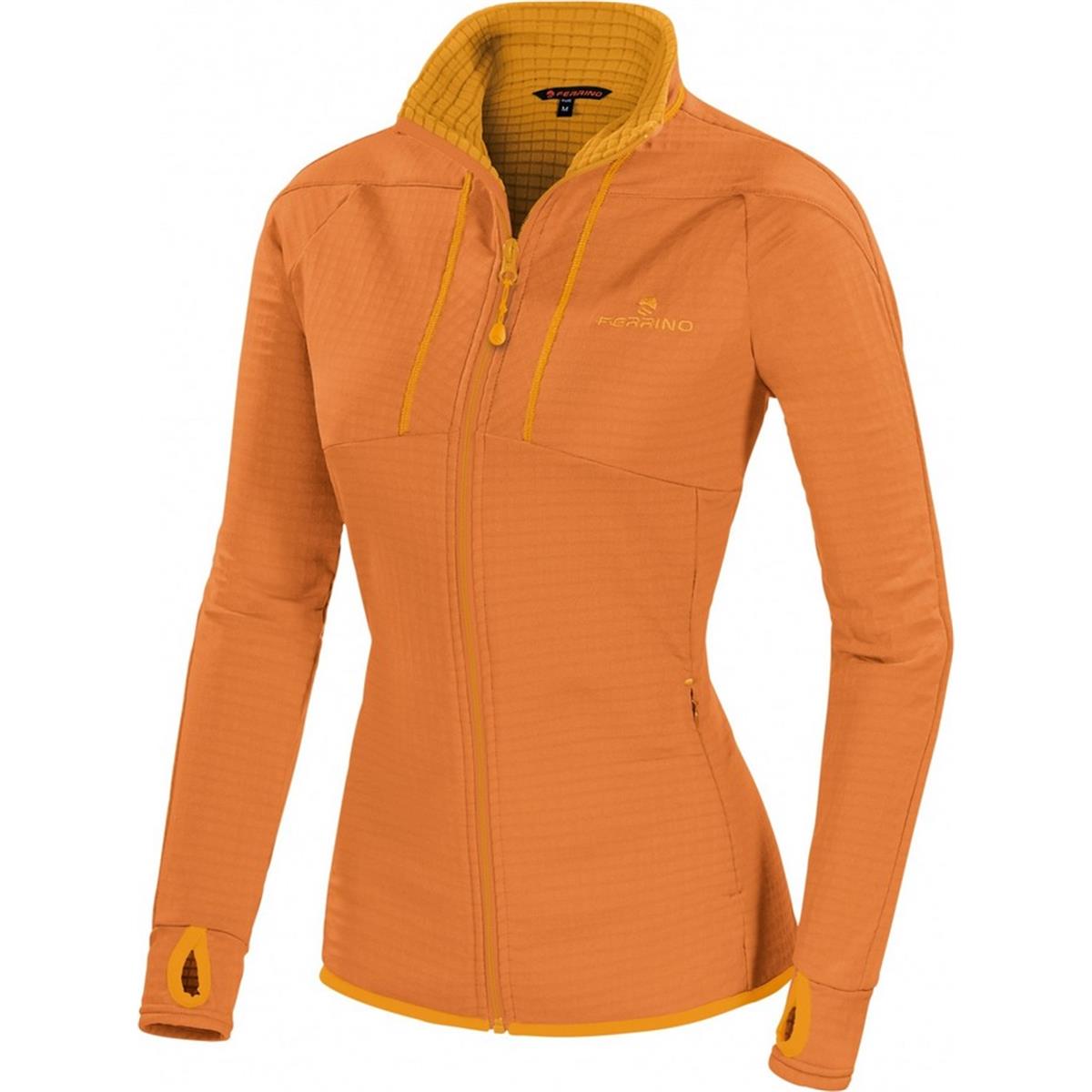 8014044995910 - Kluane Jacke Damen Orange S Thermo für Trekking