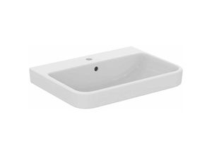 8014140503682 - iLife B - Waschtisch 65x48 cm mit Überlauf mit Hahnloch weiß T460601