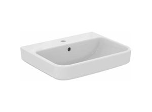 8014140503705 - ILife b - Waschtisch 55x44 cm mit Überlauf mit Hahnloch weiß T460801 - Ideal Standard