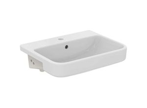 8014140503736 - ILife b - Waschtisch 55x44 cm mit Überlauf mit Hahnloch weiß T461101 - Ideal Standard