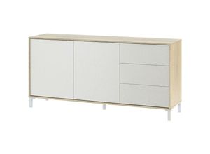 8014211081446 - Webmarketpoint - Sideboard 2 Türen plus 3 Schubladen Brooklyn cm 154 x 41 x 74h