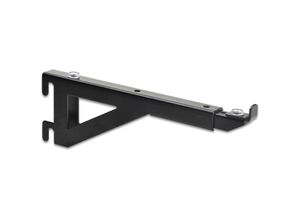 8014211083730 - 10 x manzoni schwarz regalhalter ausziehbar 25 42 mm art641