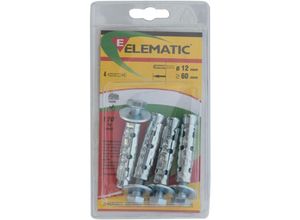 8014211140518 - Itw Construction Products Italy - 8 x elematic blisterdübel le g6 haken 2 stk