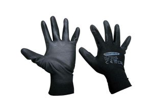 8014211573095 - Ferramenta1com - 12 x handschuhe aus nylon polyurethan eco-lite schwarz tg10