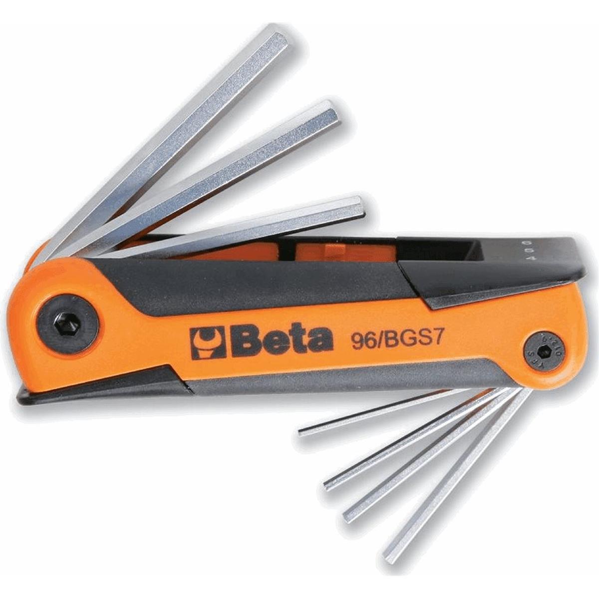 8014230635392 - Multitool Sechskantschlüssel 7 Teile 15-6mm Orange Beta