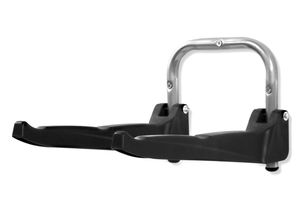 8015058003714 - 000371 Fahrradwandhalter Anzahl Einstellplätze=3 Aluminium Kunststoff Silber-Schwarz