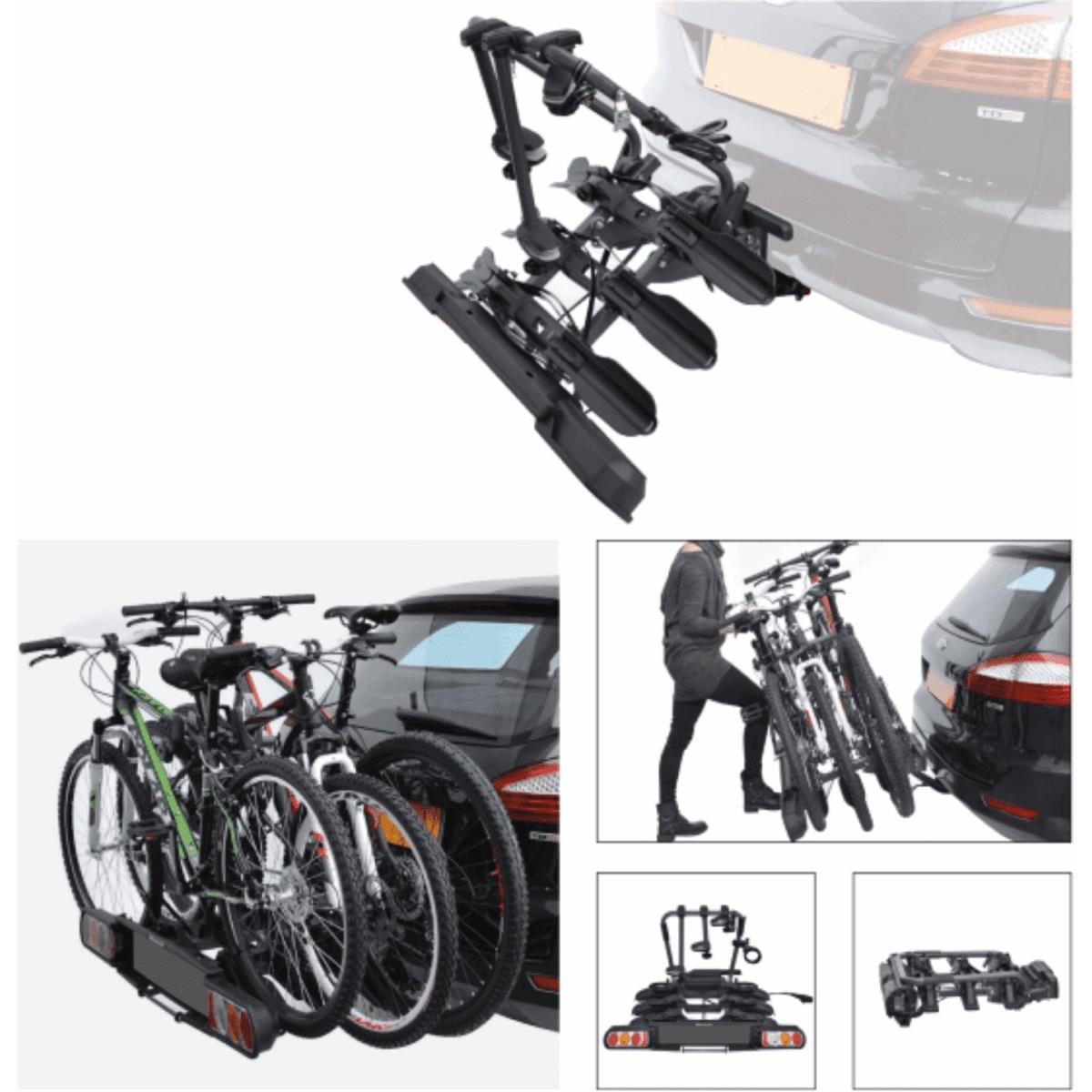 8015058708305 - Fahrradträger Anhängerkupplung Pure Instinct für 3 FAT Fahrräder klappbar aus Stahl