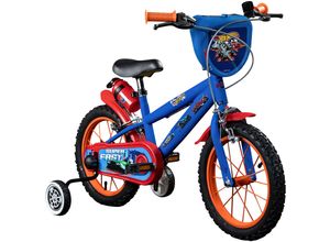 8015244244624 - Hot Wheels Kinderfahrrad 14 Zoll für Mädchen und Jungen 100-115 cm oder ab 4 Jahre Kinder Fahrrad mit Stützräder