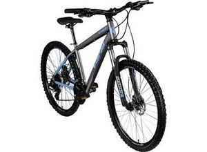 8015244528090 - Vario Mountainbike XC DIABLO 26 MTB Hardtail 26 Zoll RH 40cm 24-Gang grau blau