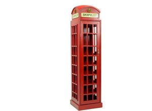 8015452753338 - Webmarketpoint - Mobile Weinschrank englische Telefonzelle 44x44x171cm